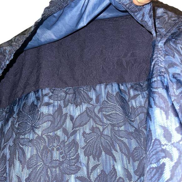 Athleta Sightseer Lace Jacket Blue Size Small - Picture 8 of 13